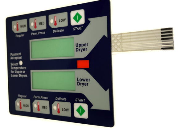 Durable Self-Adhesive Rubber Metal Buttons PET PC Membrane