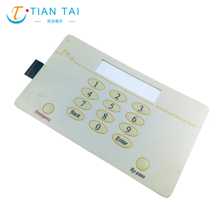 Gold-Plating Metal Dome Membrane Switch
